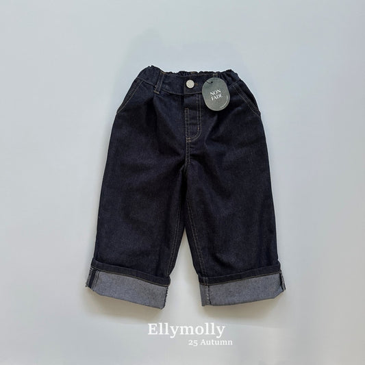 ELLYMOLLY roll up non fade pants (90-160cm)