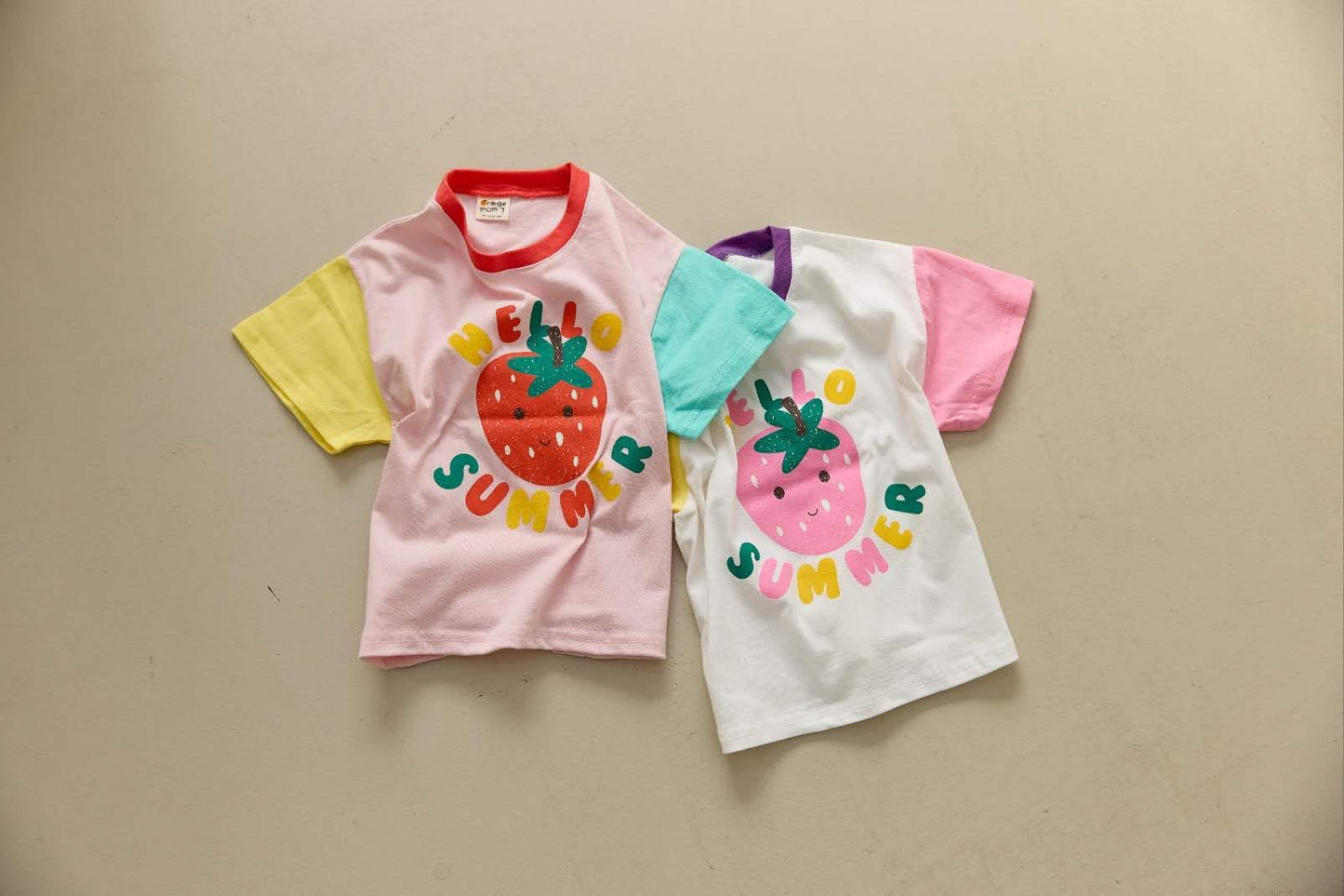 Orangemom hello草莓tee (95-140cm)