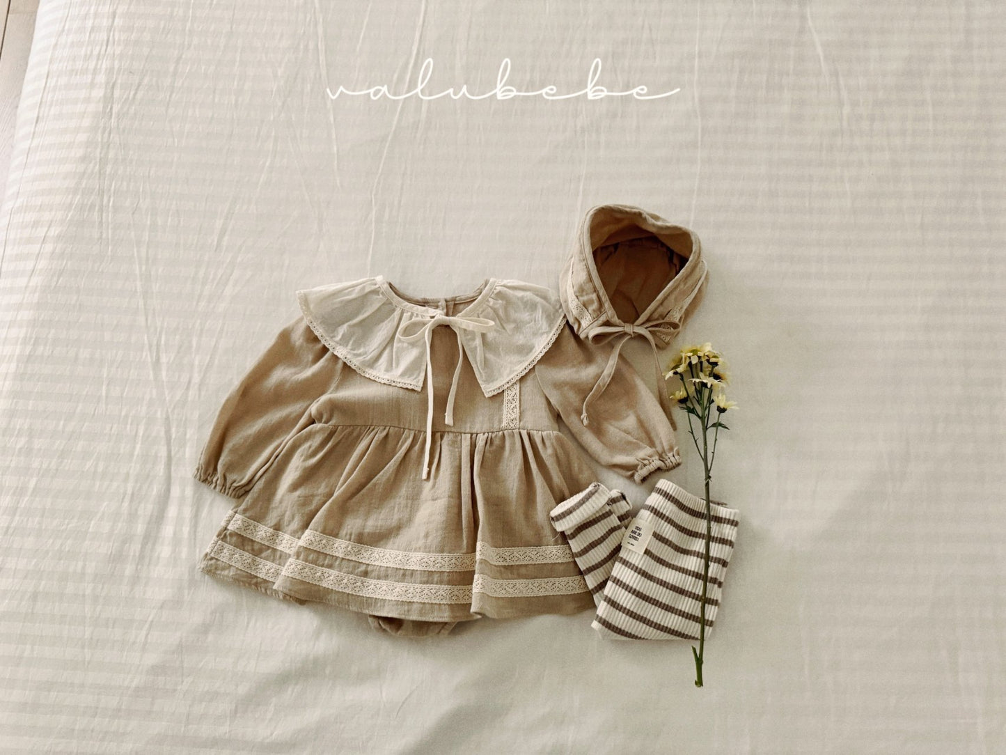 valubebe pintuck ops suit (6-18m)