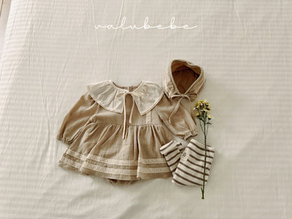 valubebe pintuck ops suit (6-18m)