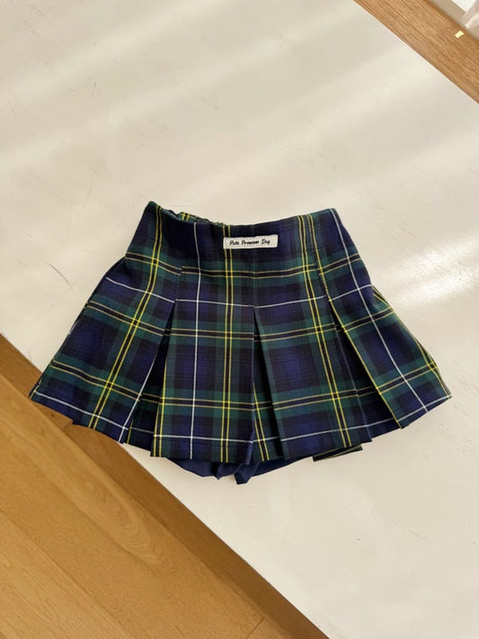 momoann check pleats (90-150cm)