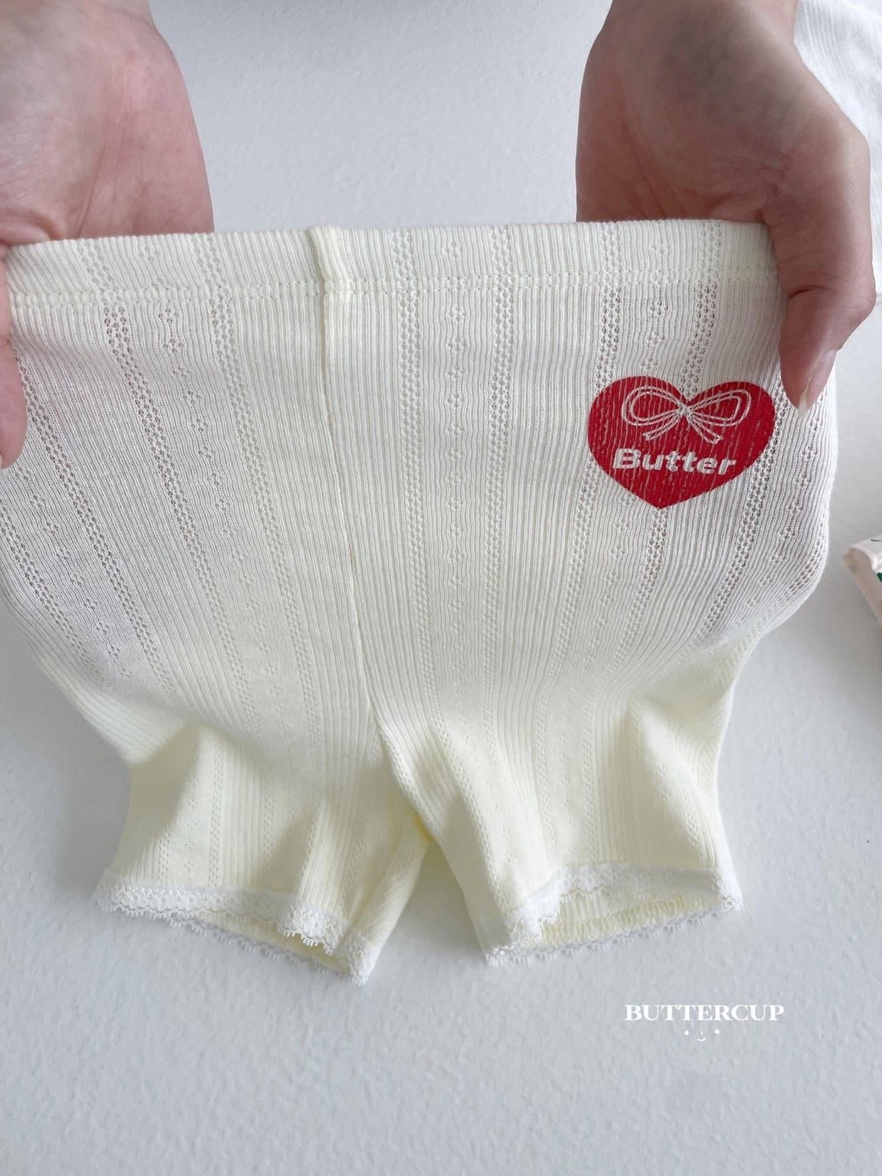 Buttercup 愛心標蕾絲內搭褲 (kids 80-120cm)