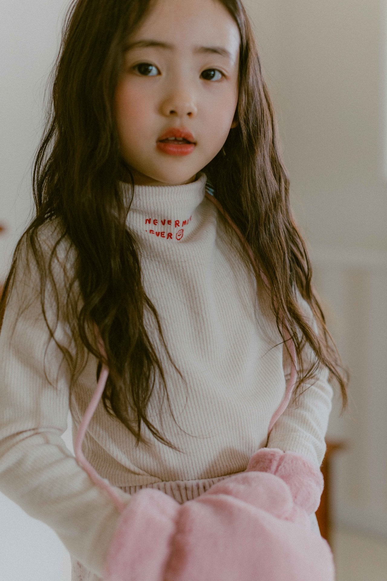 nightbebe milkey half neck tee (70-120cm)