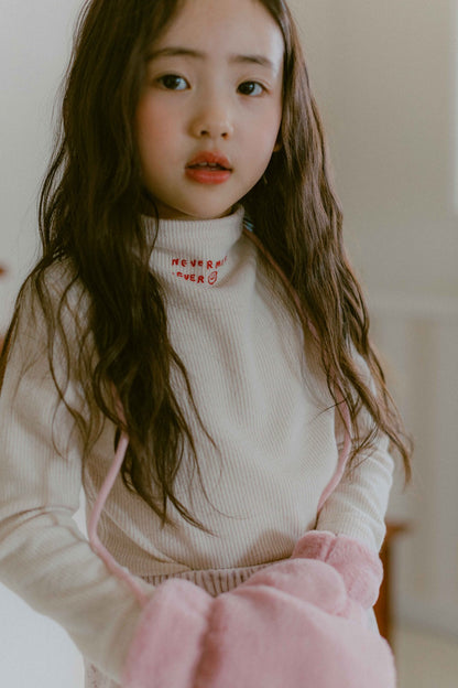 nightbebe milkey half neck tee (70-120cm)