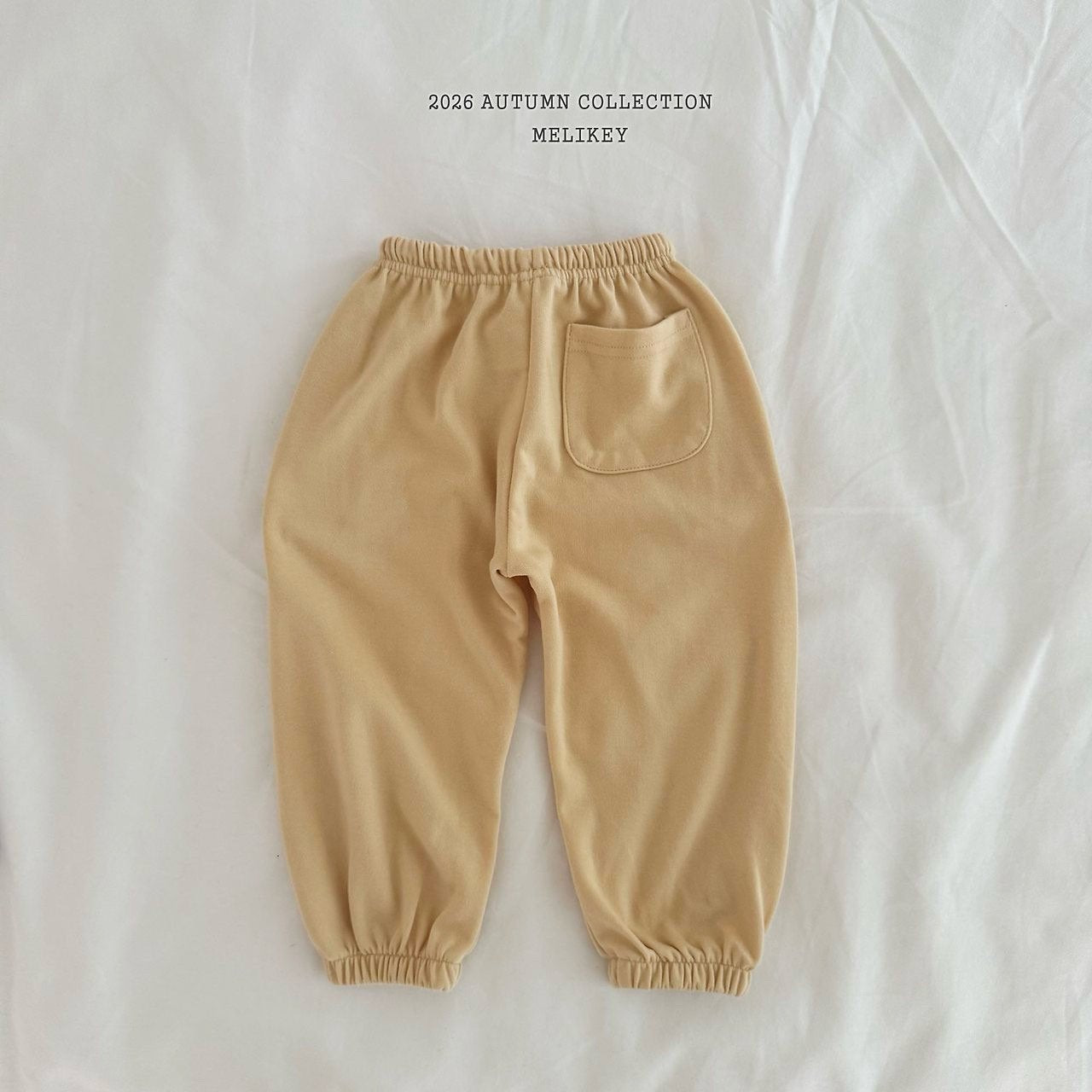 melikey button jogger pants (~80-140cm)