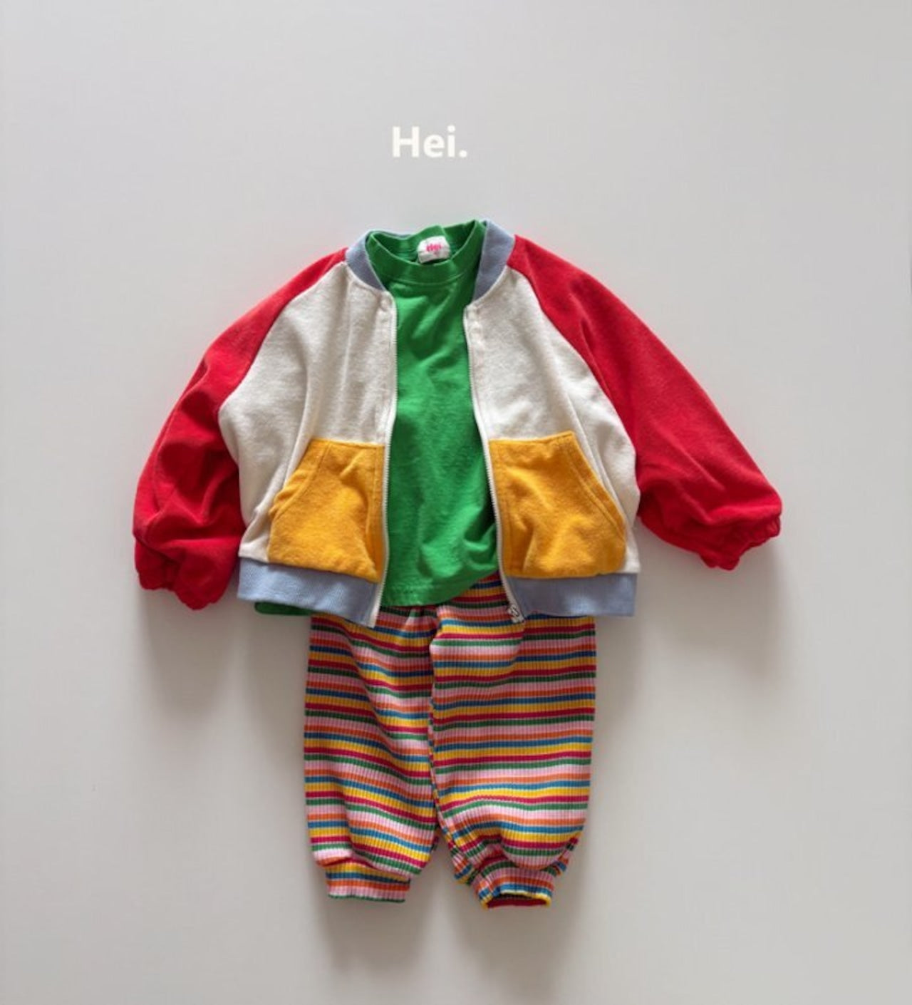 Hei rainbow jogger pants (85-123cm)