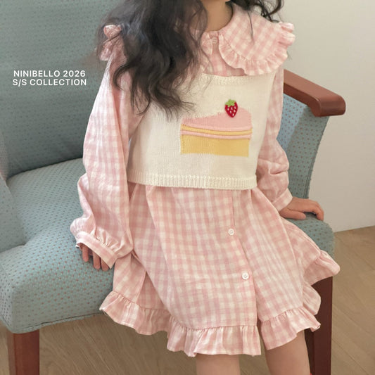 ninibello cake knit vest (90-125cm)