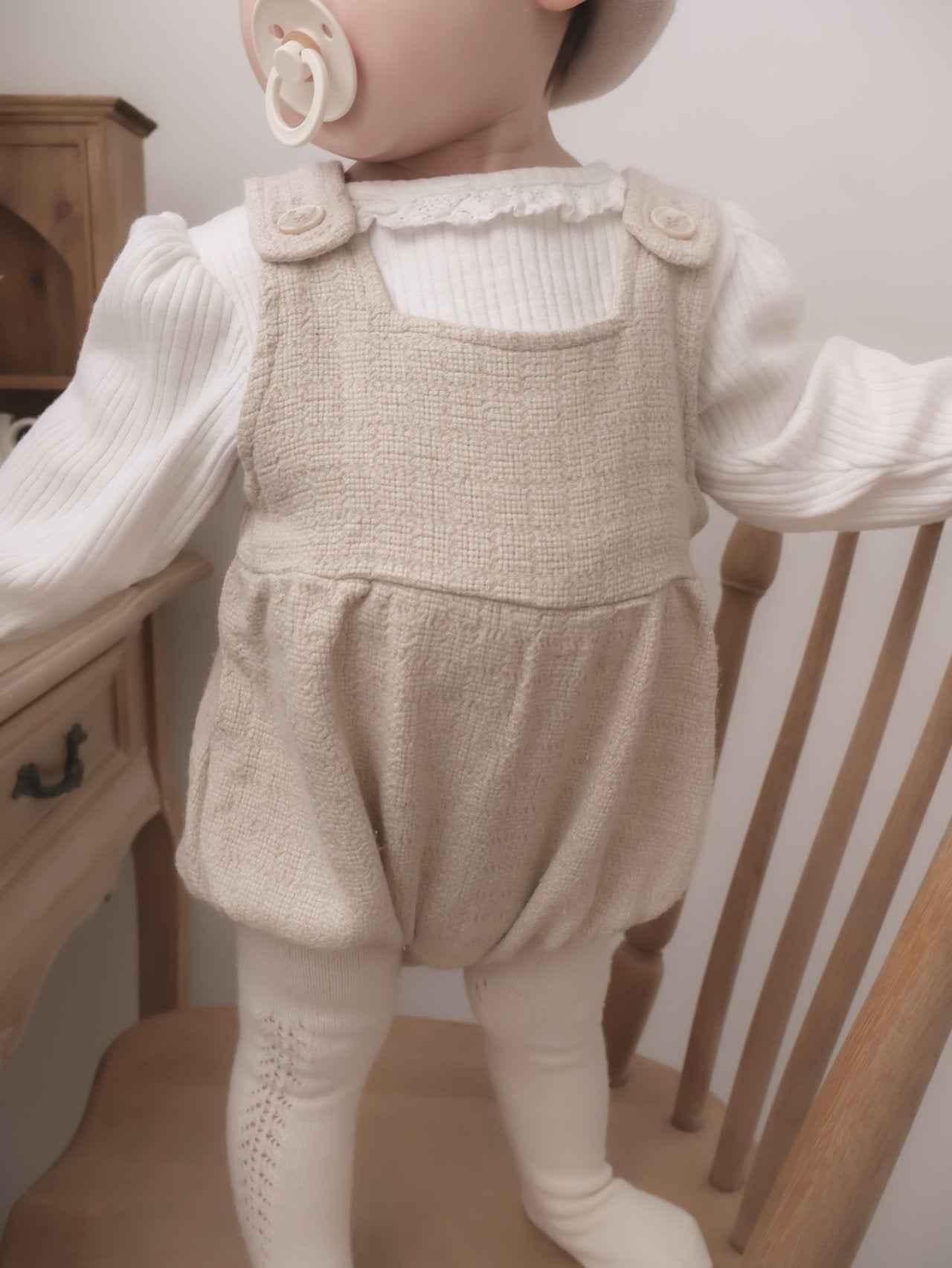 mimi market ringer suspender suit (75-85cm)