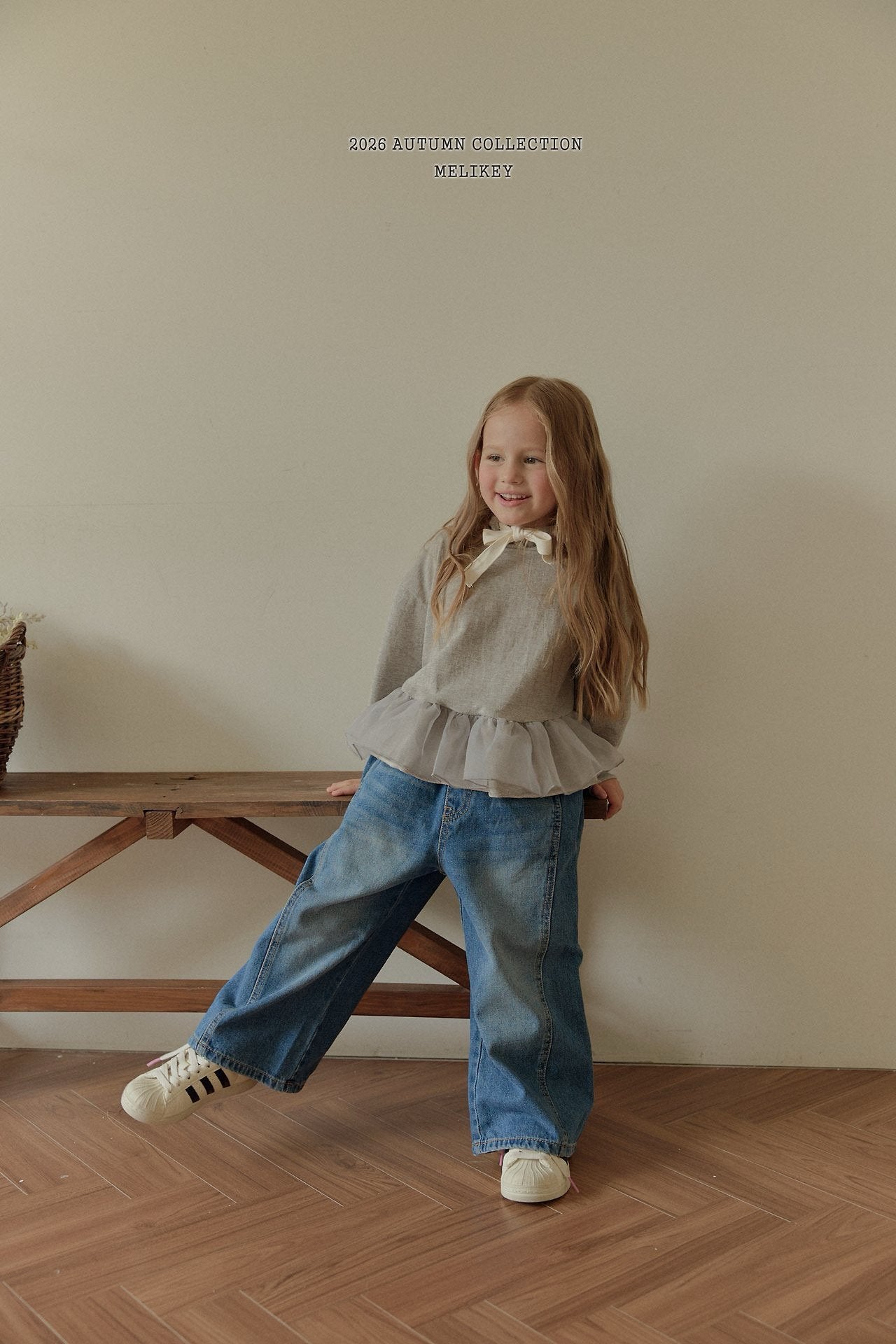 melikey wide denim pants (~80-140cm)