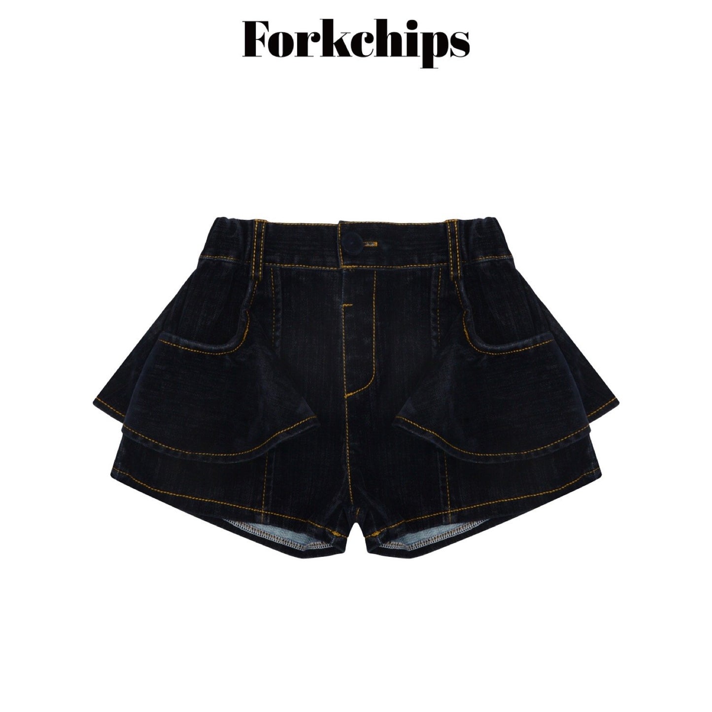 FORKCHIPS velvet flare pants (95-160cm)