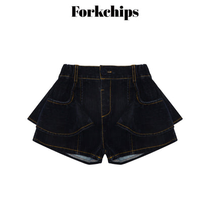 FORKCHIPS velvet flare pants (95-160cm)
