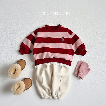 Vivid 凸中線條縮口褲 (75-135cm)