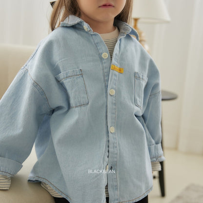 blackbean martin blue shirt(kids)