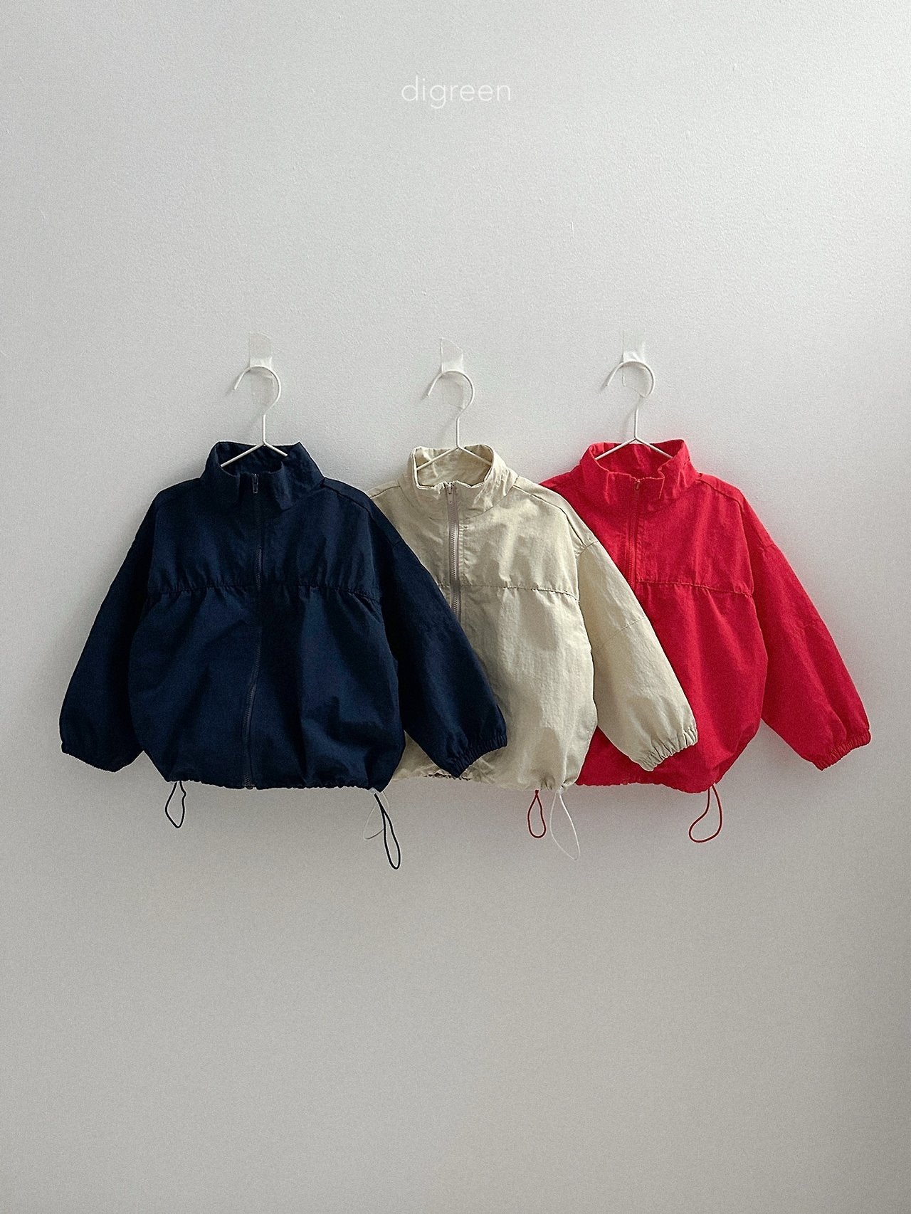 digreen rib windbreaker (85-130cm)