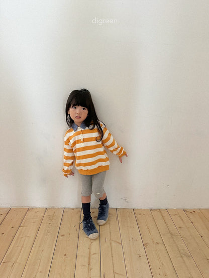 digreen striped collar mtm (85-130cm)