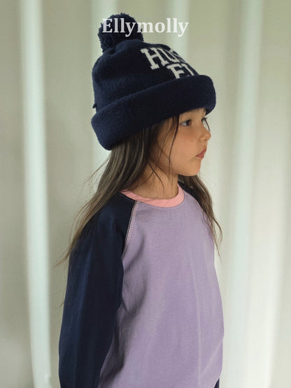 ELLYMOLLY color block raglan t (90-160cm)