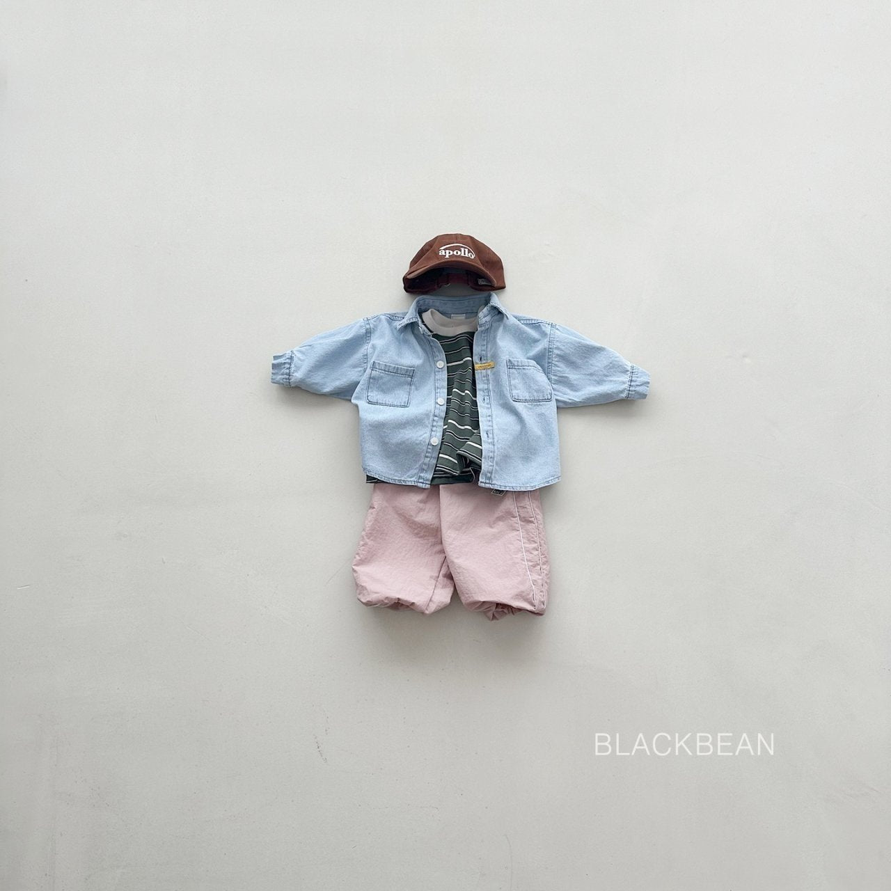 blackbean martin blue shirt(kids)