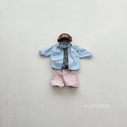 blackbean martin blue shirt(kids)