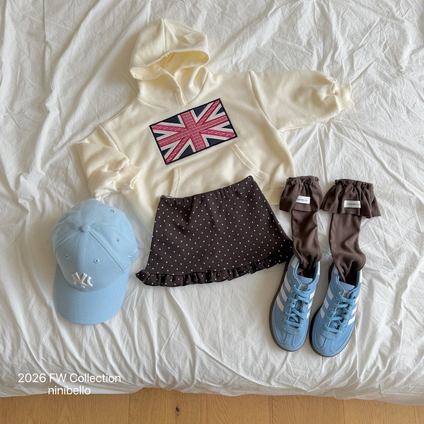 ninibello london patch hoodie (80-130cm)