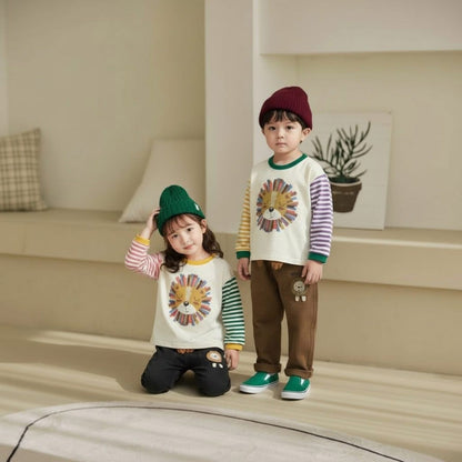 Orangemom 條紋獅子上衣 (95-140cm)