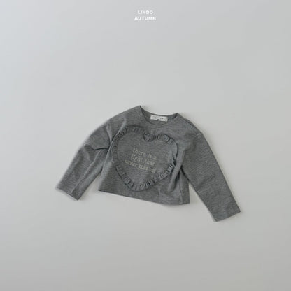 LINDO heart fril tee (80-125cm)