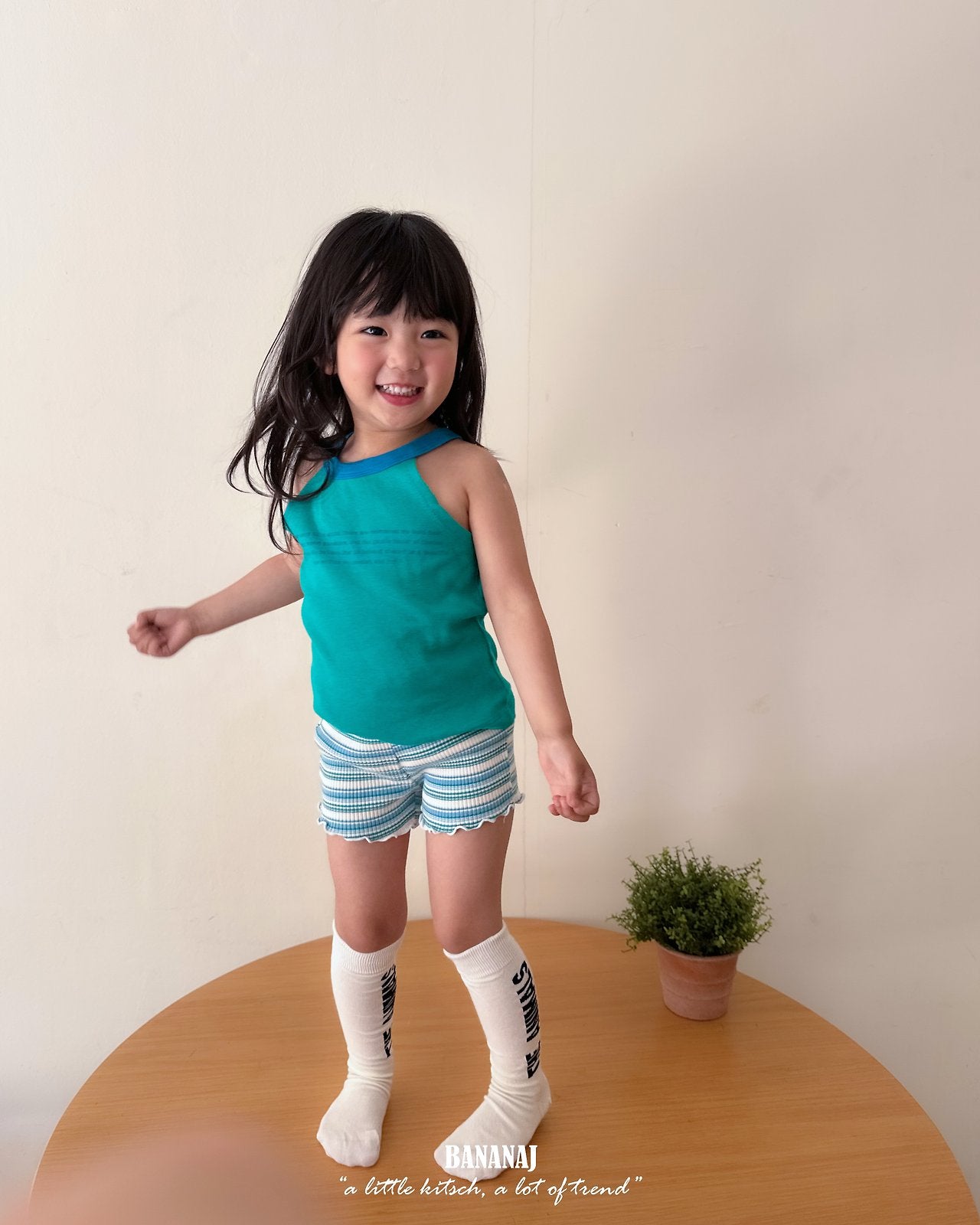 BANANAJ wendy ribbed pants (80-135cm)