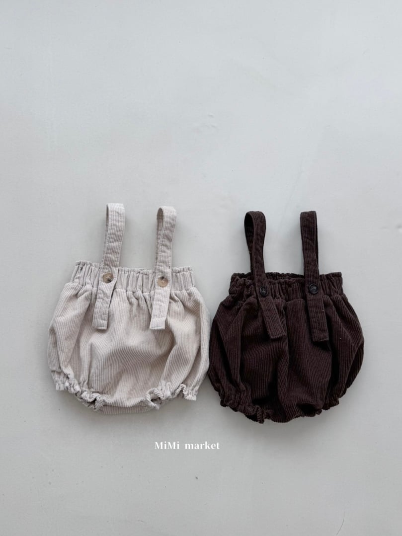 mimi market corduroy suspender bloomer
