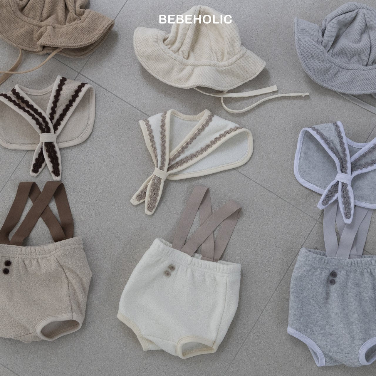 bebeholic pogle terry bloomer set (3-18m)