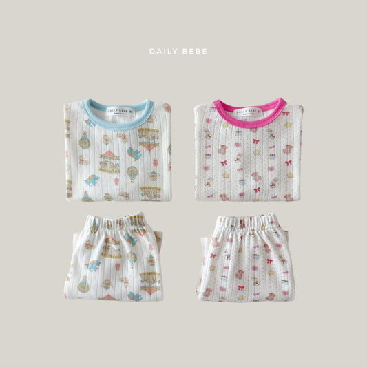 Dailybebe 夢幻動物居家服套裝 (75-140cm)