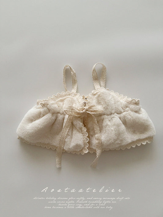 Aosta fur open bustier