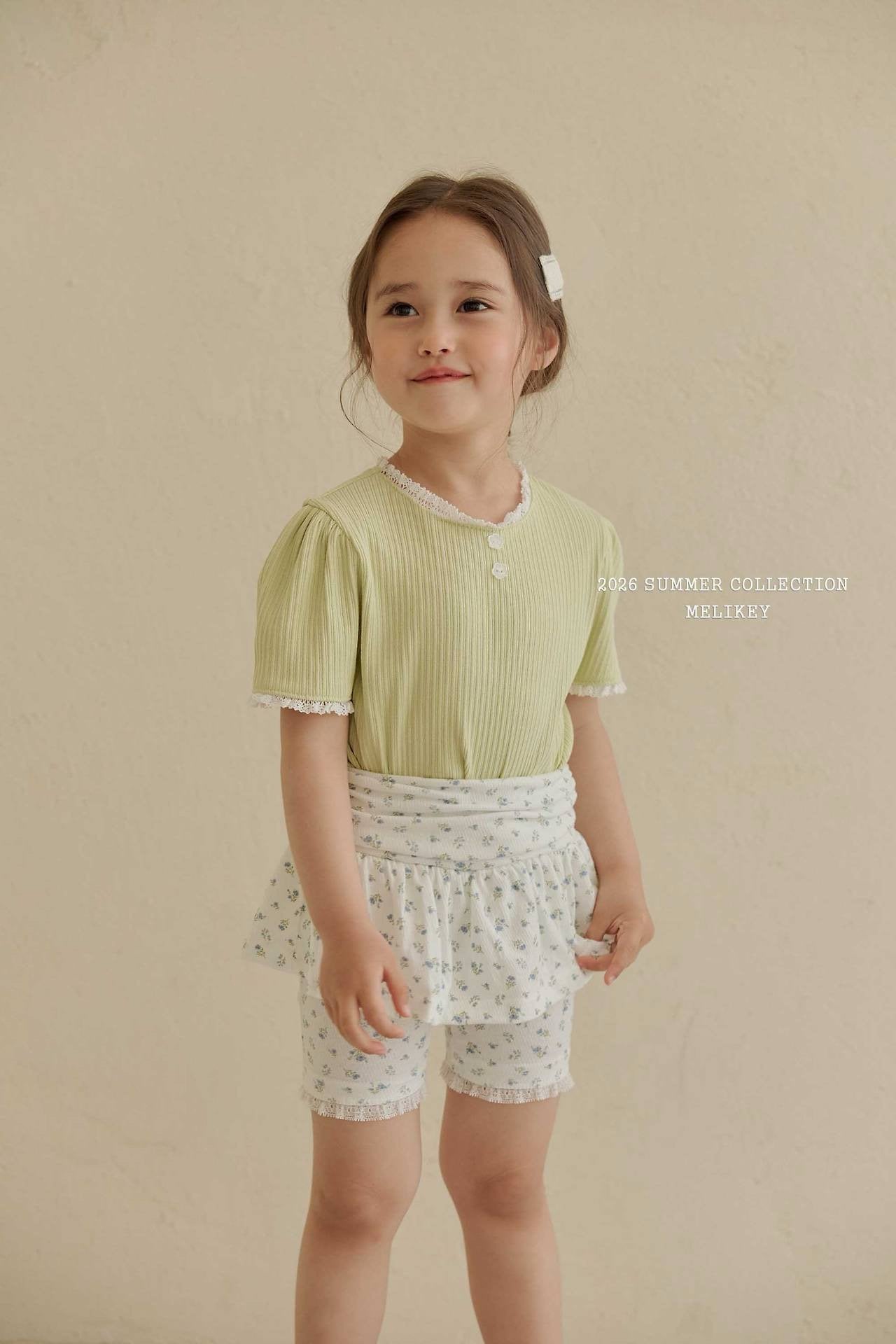 melikey shirred 5short skirt leggings (~80-140cm)