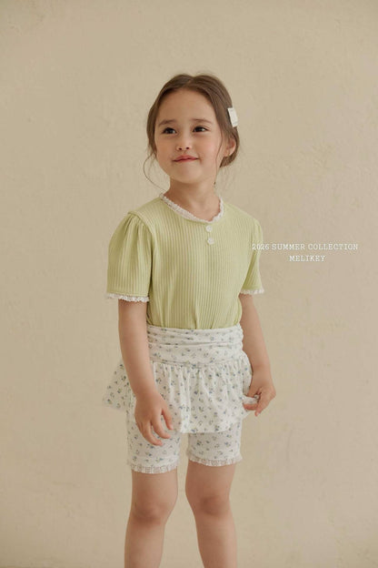 melikey shirred 5short skirt leggings (~80-140cm)