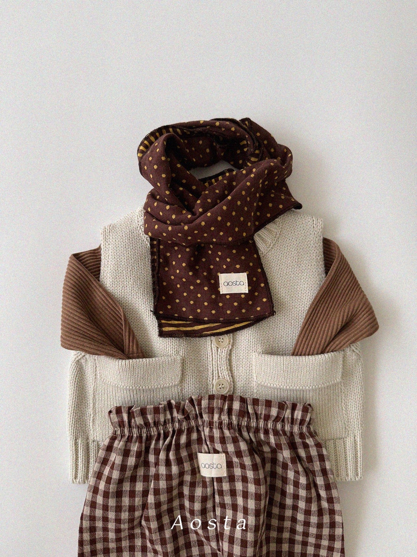 Aosta choco chip muffler (~70-115cm)