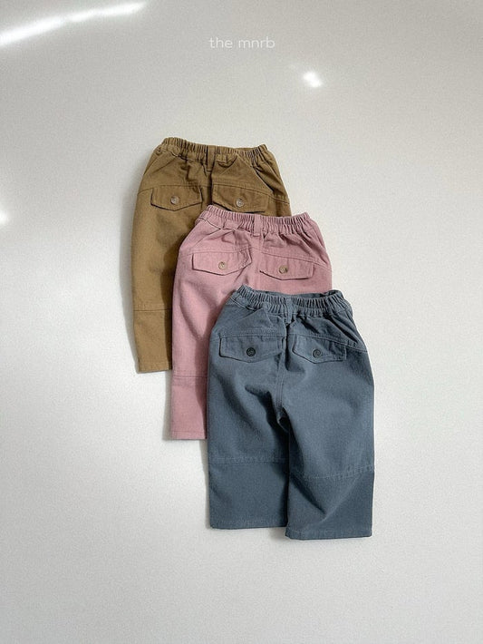 minirobe button peach pants (75-110cm)