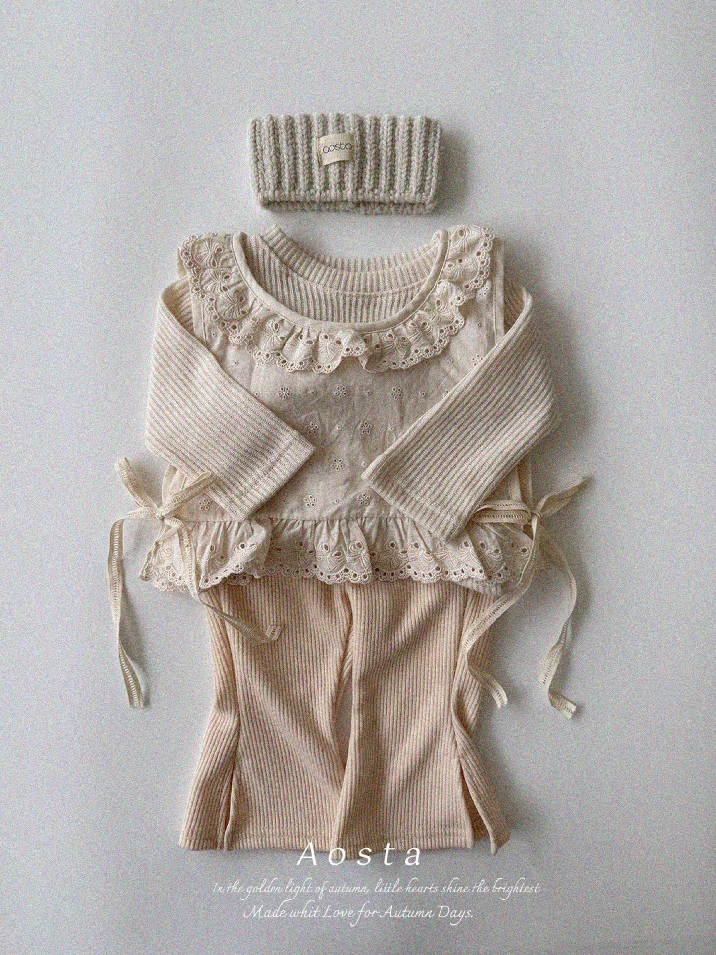 Aosta lace olivia vest