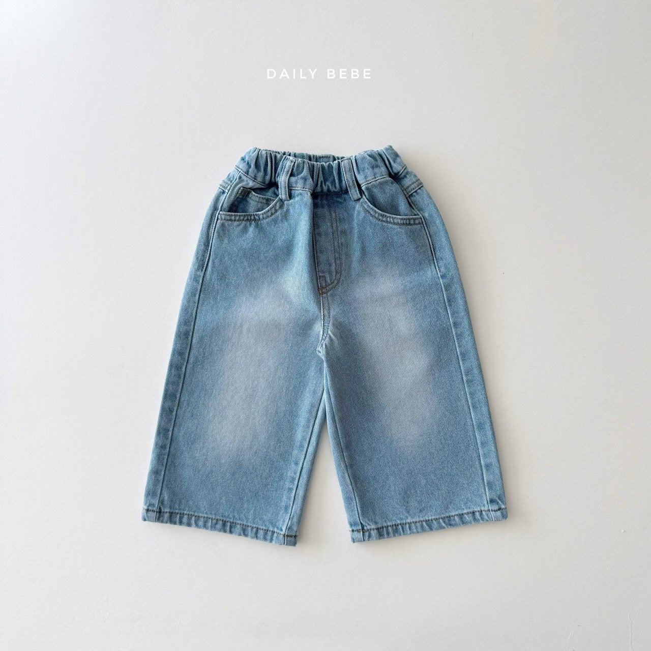 DAILYBEBE wide denim pants (75-145cm)