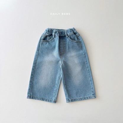 DAILYBEBE wide denim pants (75-145cm)