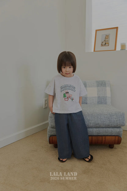 Lalaland 9-length stripe pants (75-120cm)