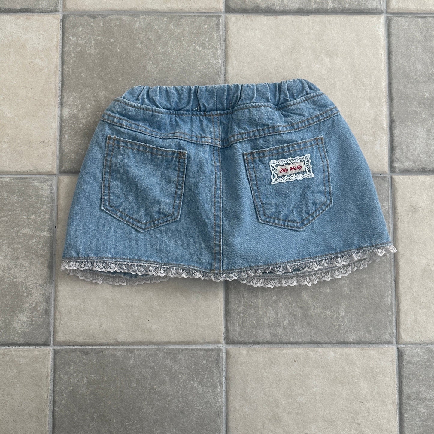 ELLYMOLLY nana love denim skirt (90-145cm)