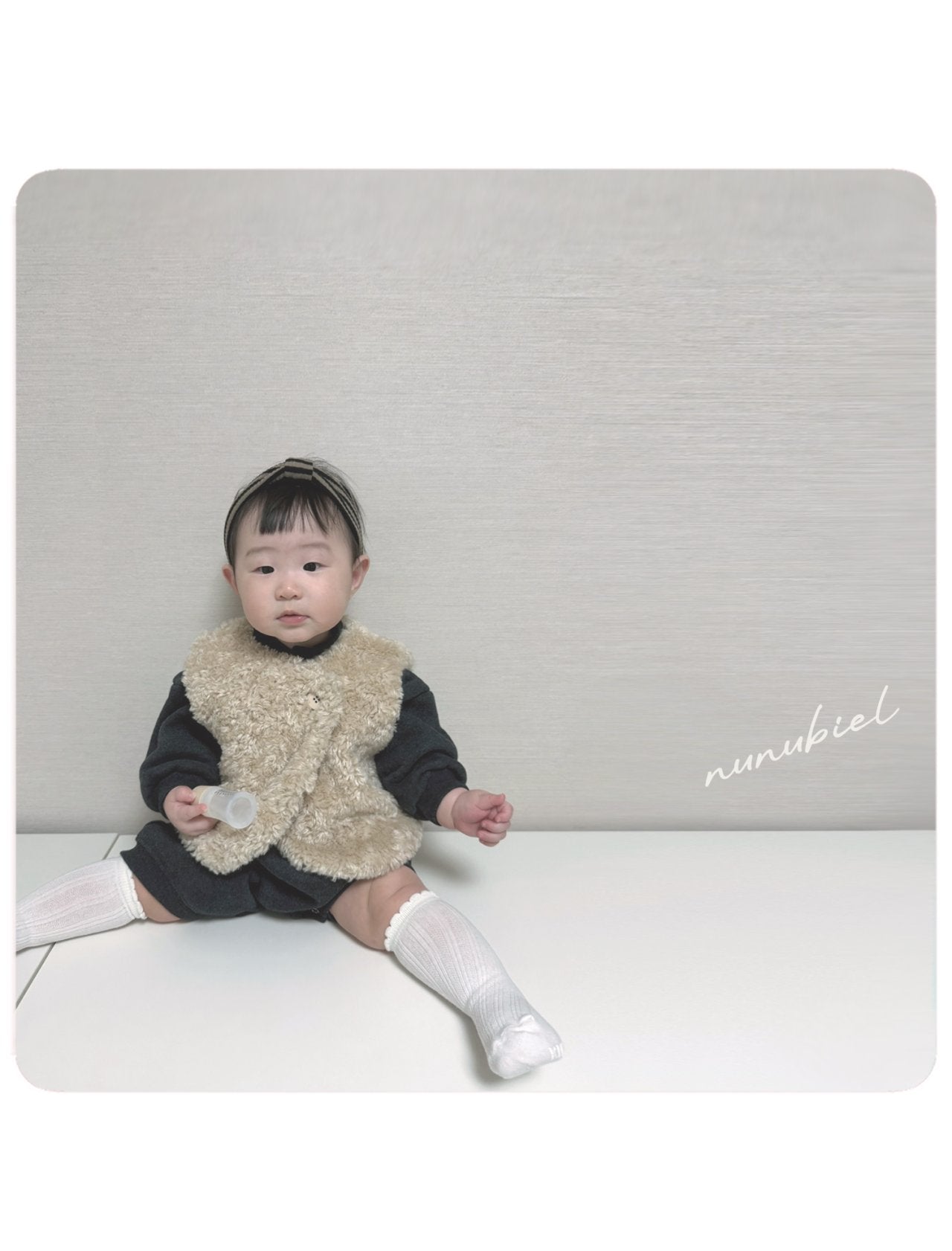 nunubiel bebe fur vest (3-18m)