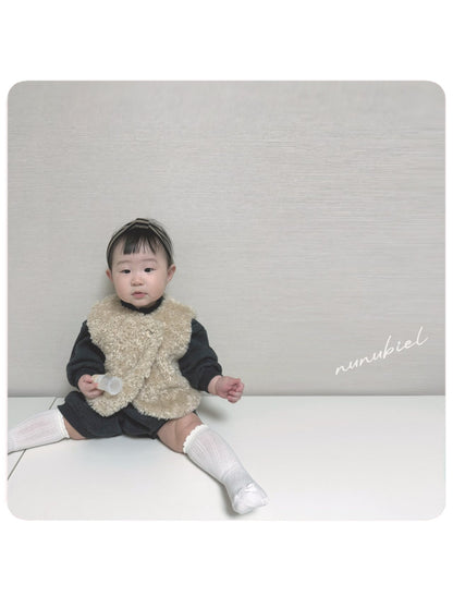 nunubiel bebe fur vest (3-18m)
