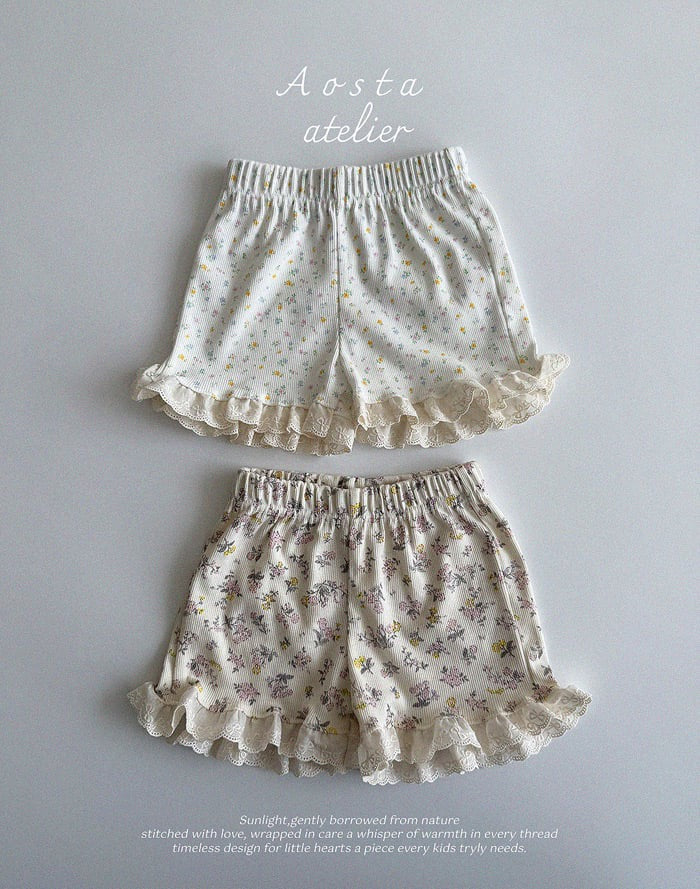 aosta Lala ruffle short pants (70-110cm)