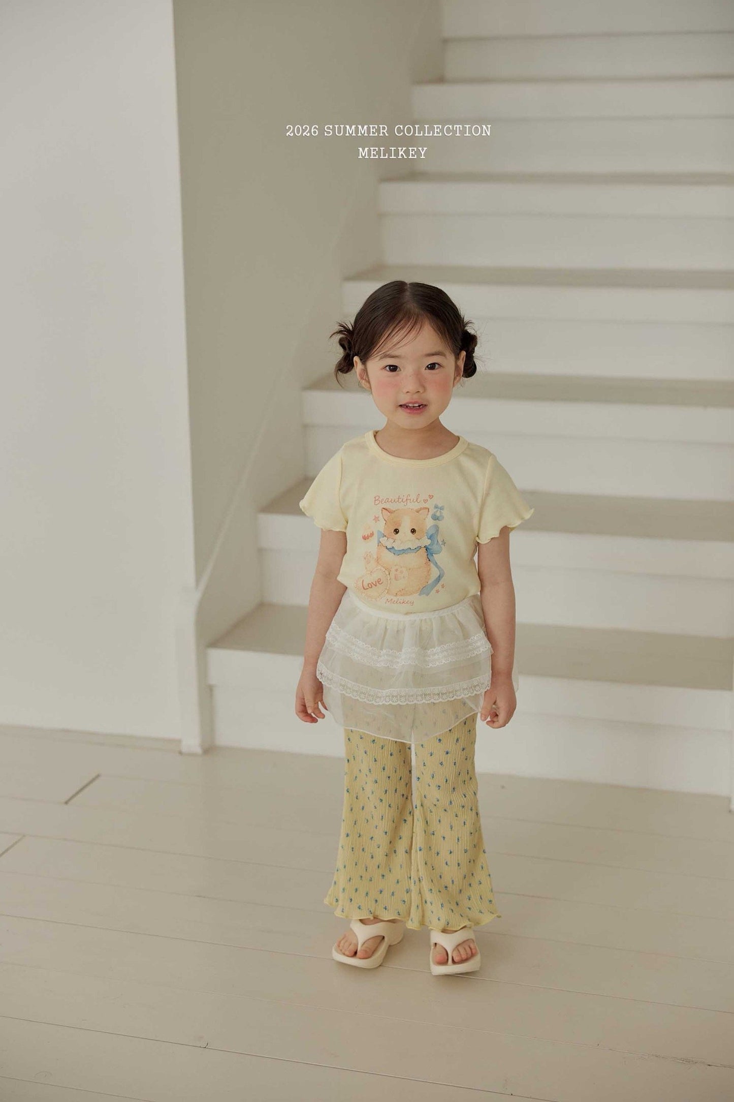 melikey flower pleats pants (~80-140cm)
