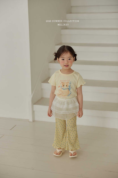melikey flower pleats pants (~80-140cm)