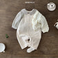 bebeholic tape suspender suit (Bebe 6-18m)