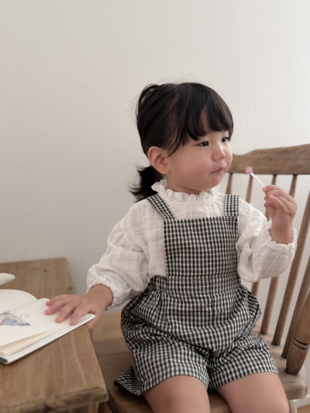 mimi market lucky suspender pants (75-90cm)