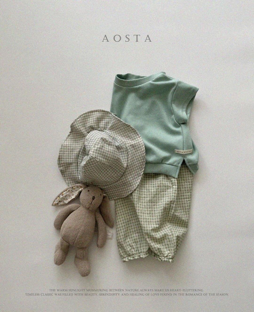 Aosta Bermuda素色系列-短袖上衣 (Bebe & kids ~70-115cm)