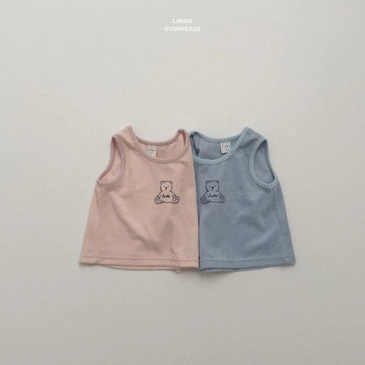Lindo Bear Terry Sleeveless  (85-125cm)