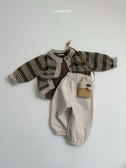 minirobe line knit cardigan (75-110cm)