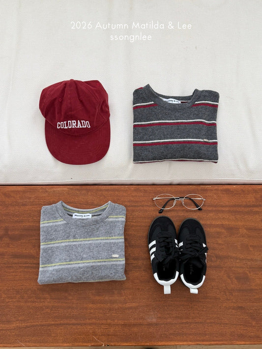 matilda&lee happy border knit (85-165cm)
